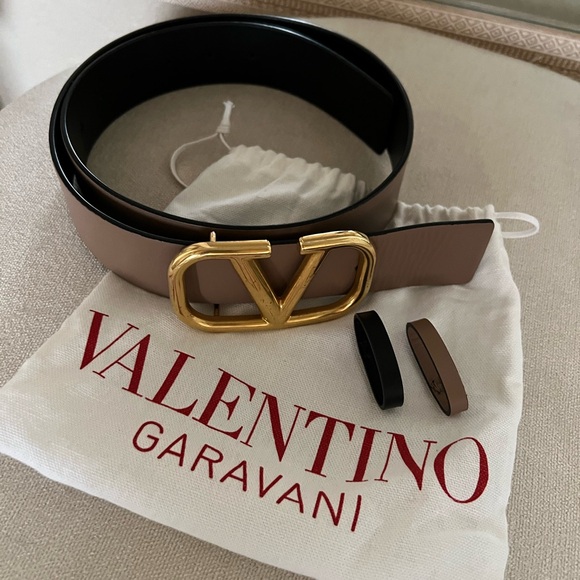Valentino reversible belt black and beige - Picture 5 of 7